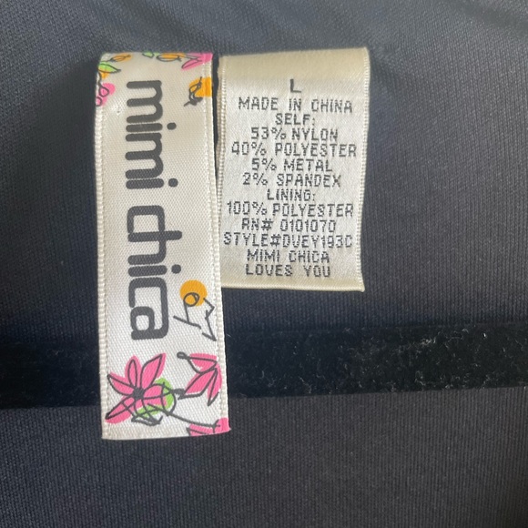 Black and gold chevron skater dress - Picture 4 of 5